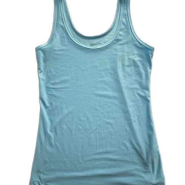 No Boundaries Blue Scoop Neck Tank Top M 7-9