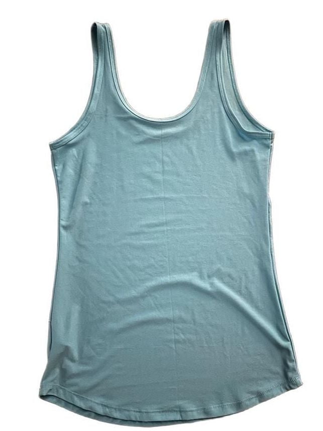 No Boundaries Blue Scoop Neck Tank Top M 7-9 3
