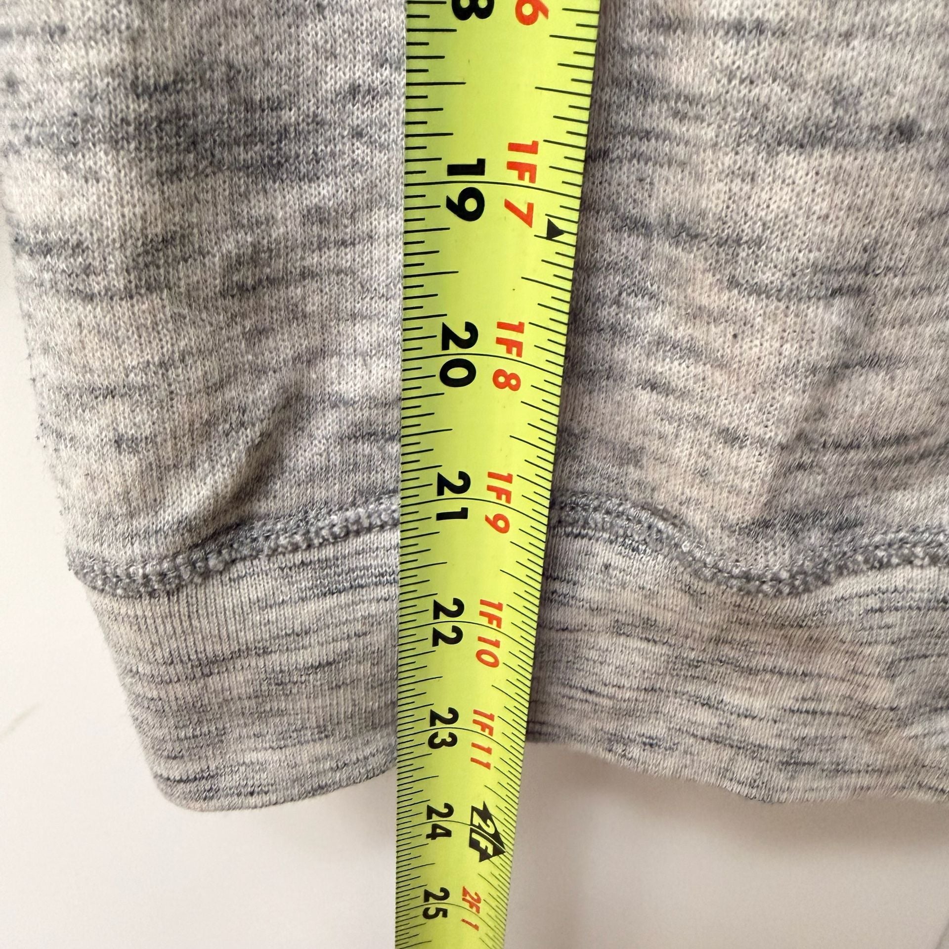 Hollister California Gray Marled Long Sleeve Sweatshirt Pullover Medium 5