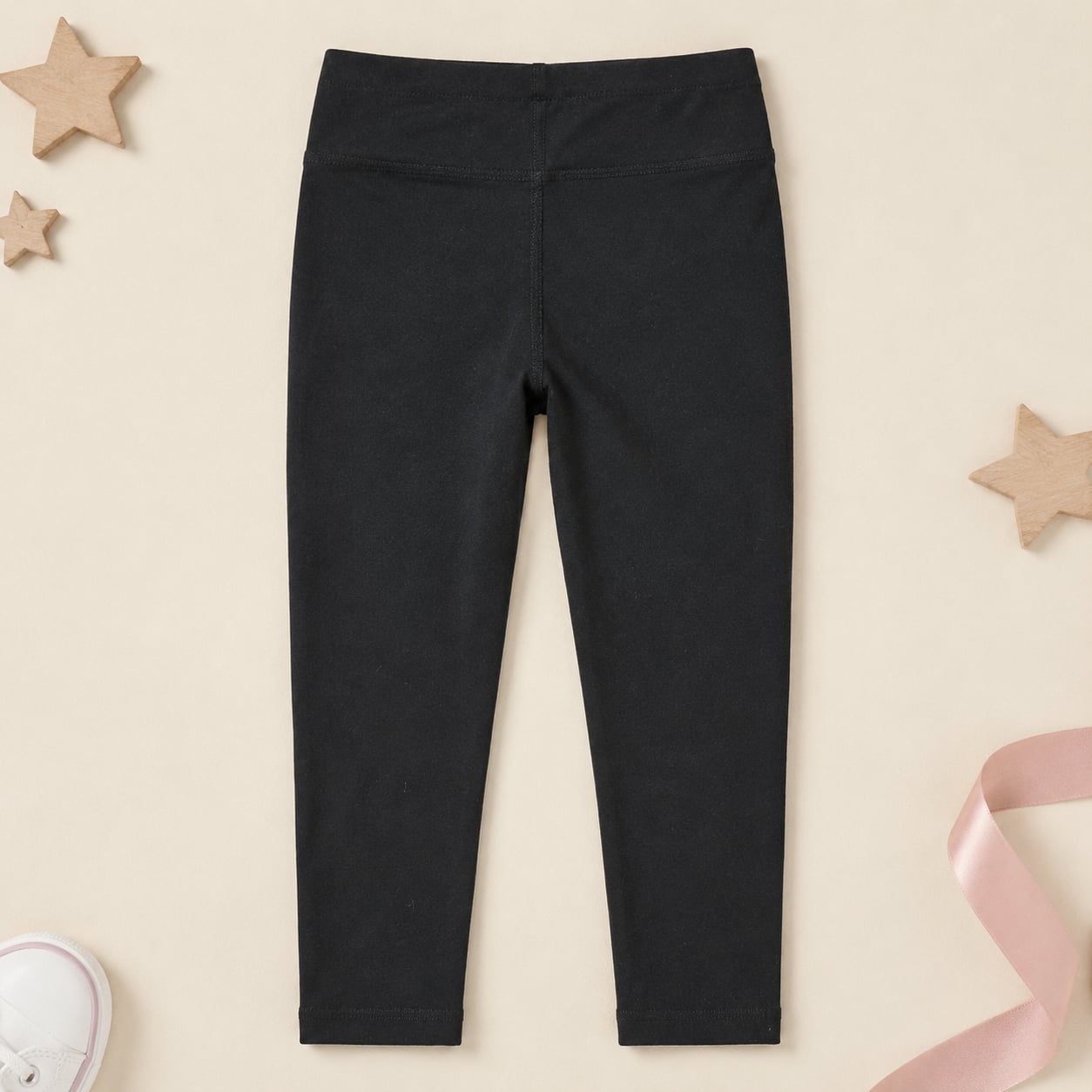 Rumi + Ryder Solid Black Girls Leggings Size 3T 4