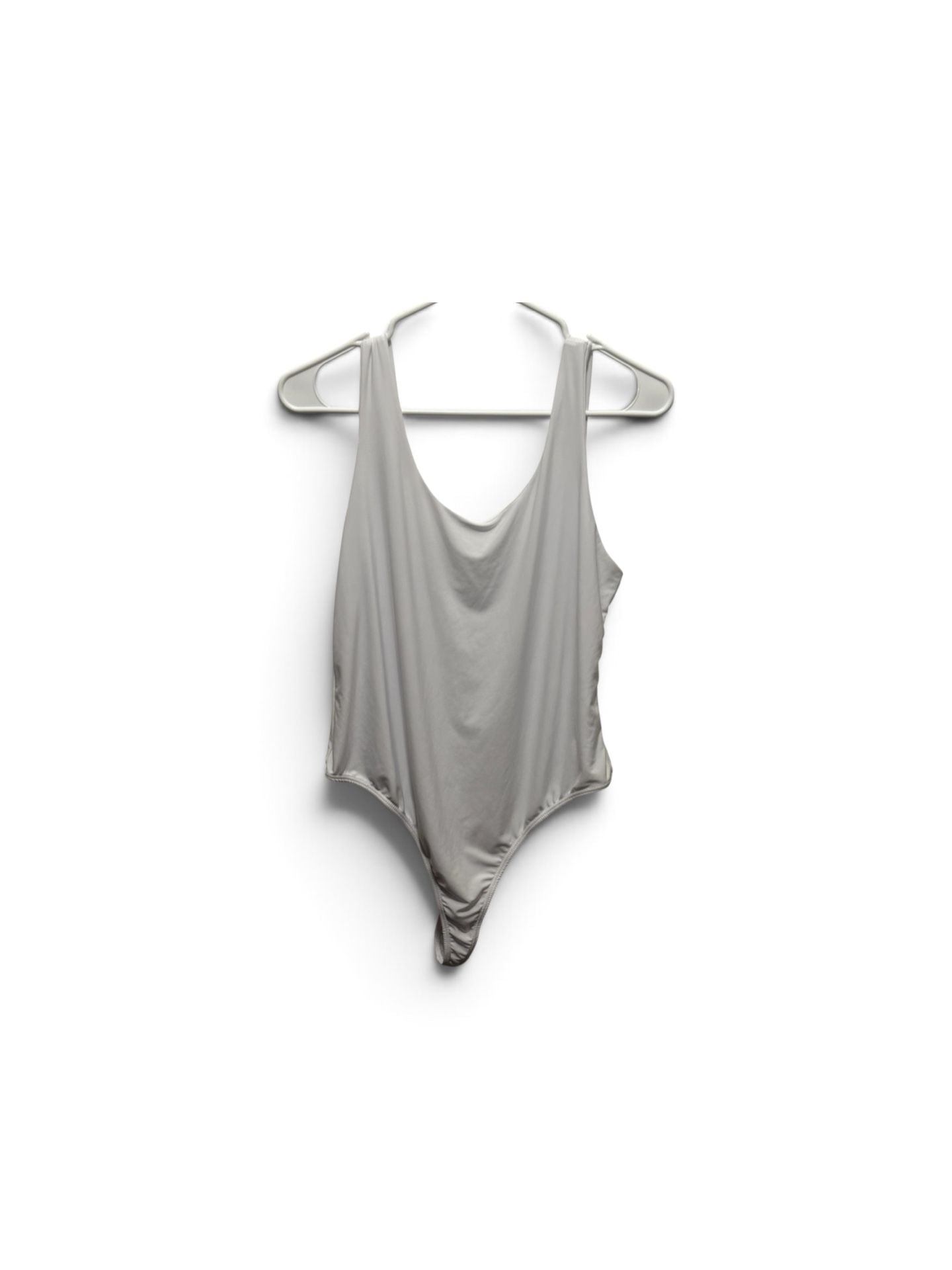 Unbranded Women's White Scoop Neck Thong Bodysuit Size 3XL 2