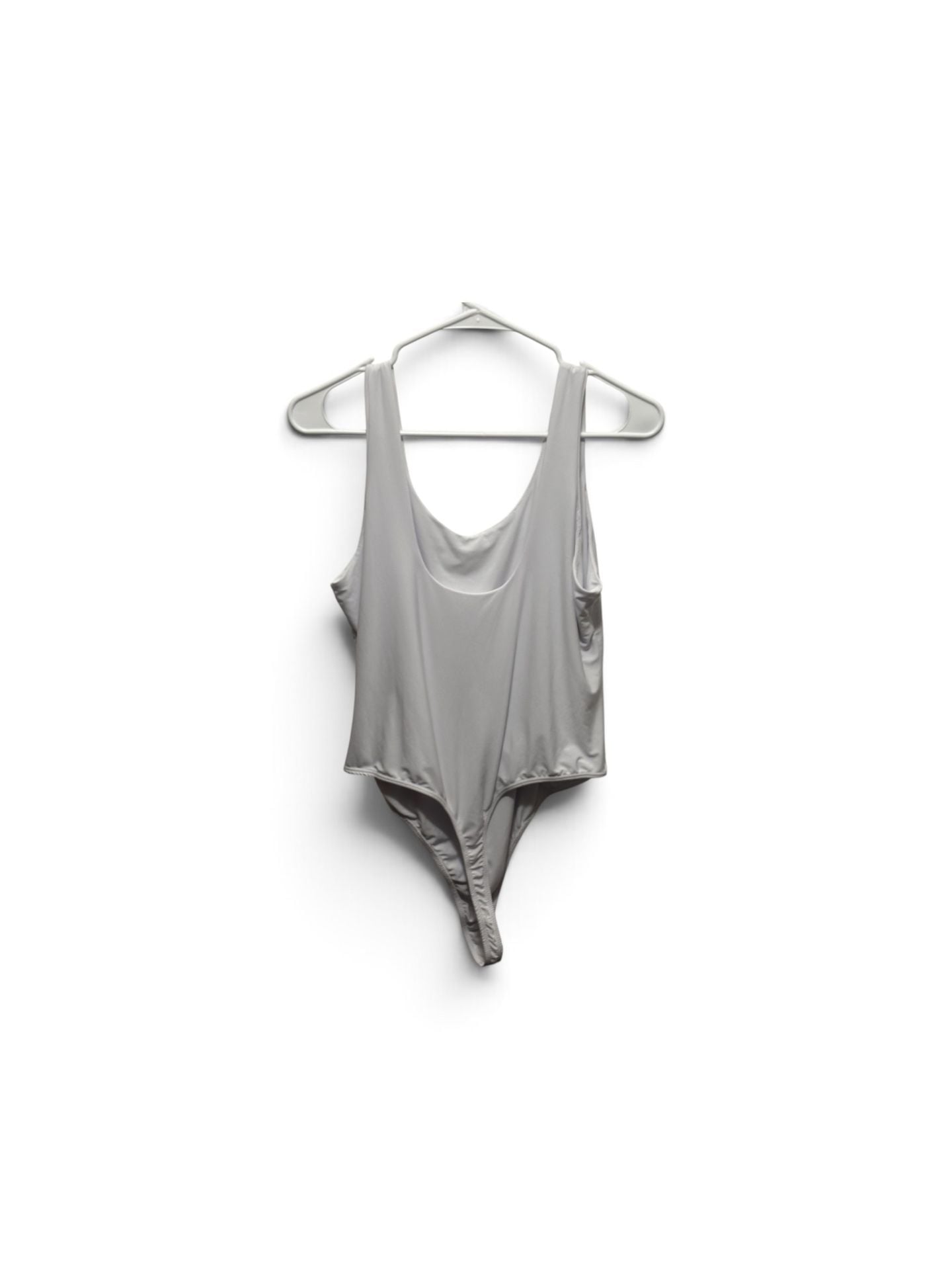 Unbranded Women's White Scoop Neck Thong Bodysuit Size 3XL 3