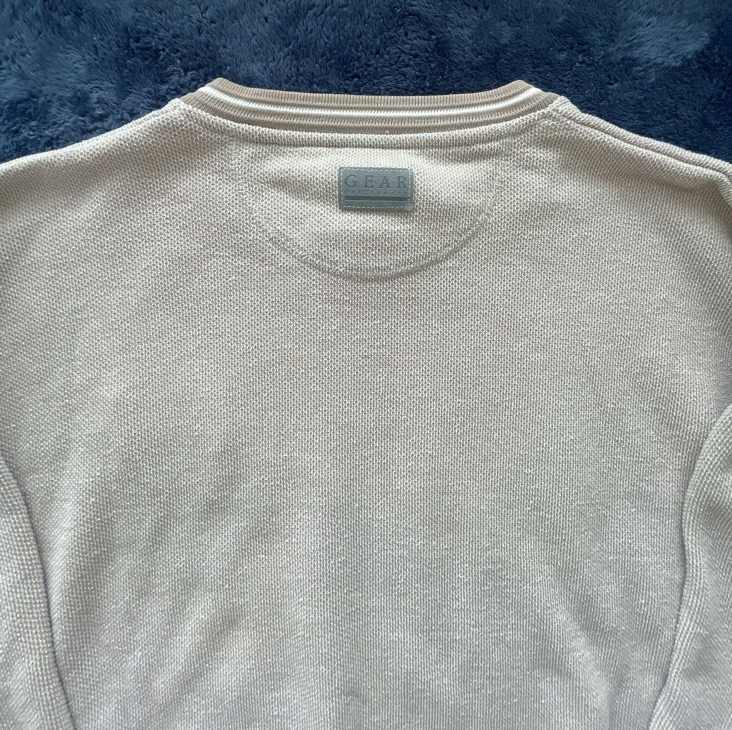 Vintage 90’s Retro Gear For Sports Sedgwick Eagle Embroidered Tan Sweater XL 7
