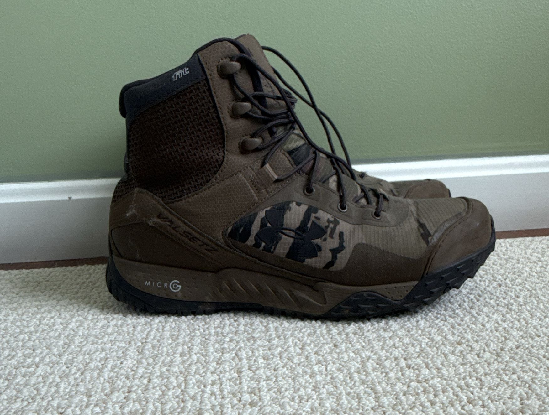 Under Armour Valsetz RTS Ridge Reaper Camo Barren Tactical Boots Size 10 3