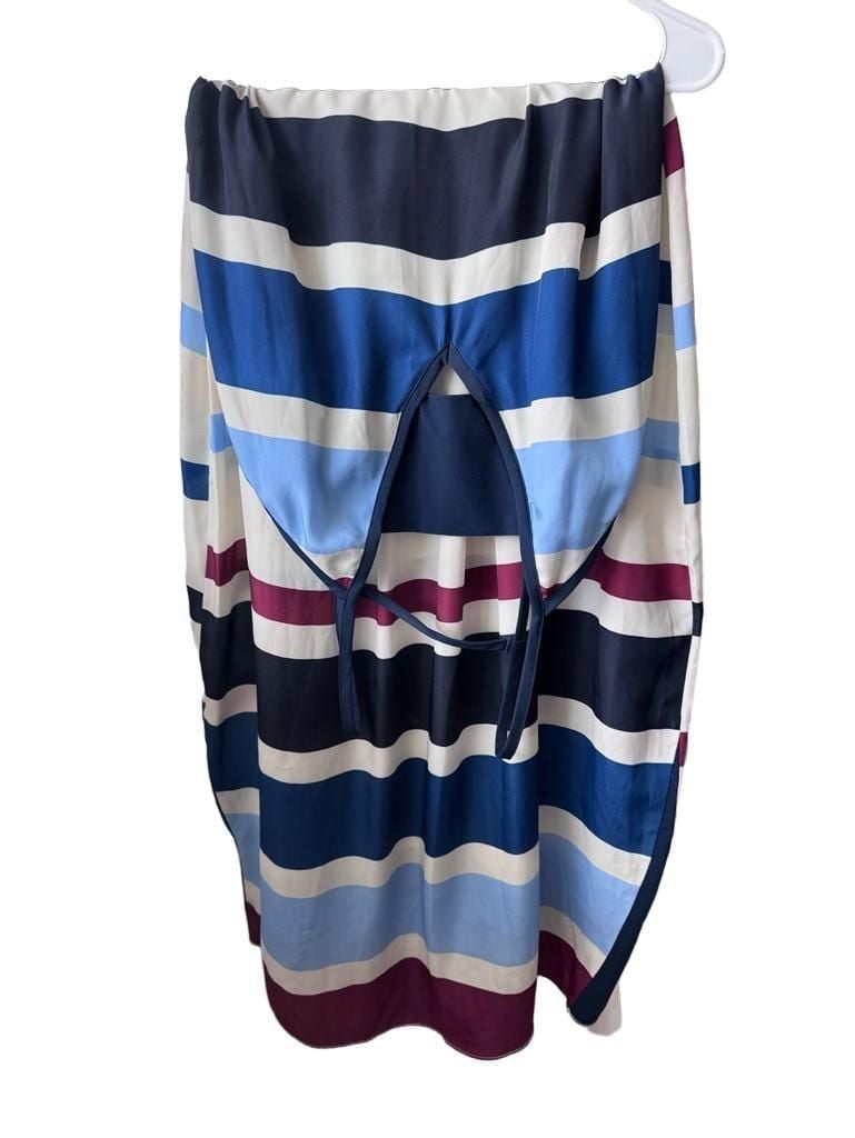 Flagpole Swim Multicolor Striped Maxi Dress Cover-Up Size XS 6
