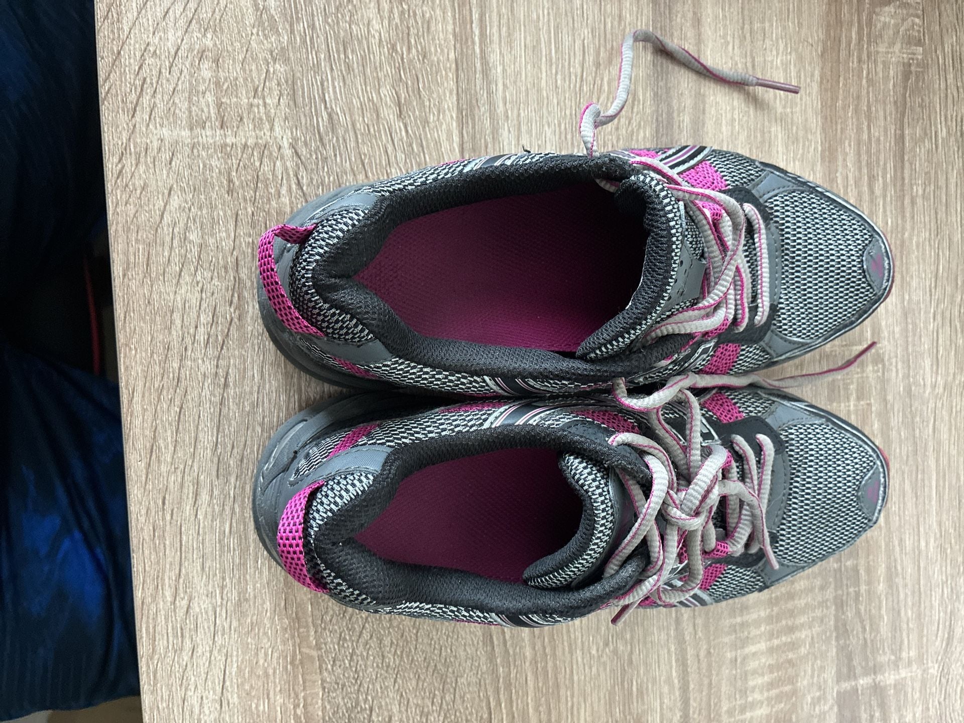 ASICS Gel-Venture 4 Women's Running Sneakers Gray Pink T383N Size 8.5 7