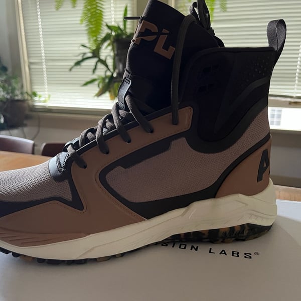 APL Athletic Propulsion Labs Men's Techloom Defender Almond/Chocolate Size 10.5