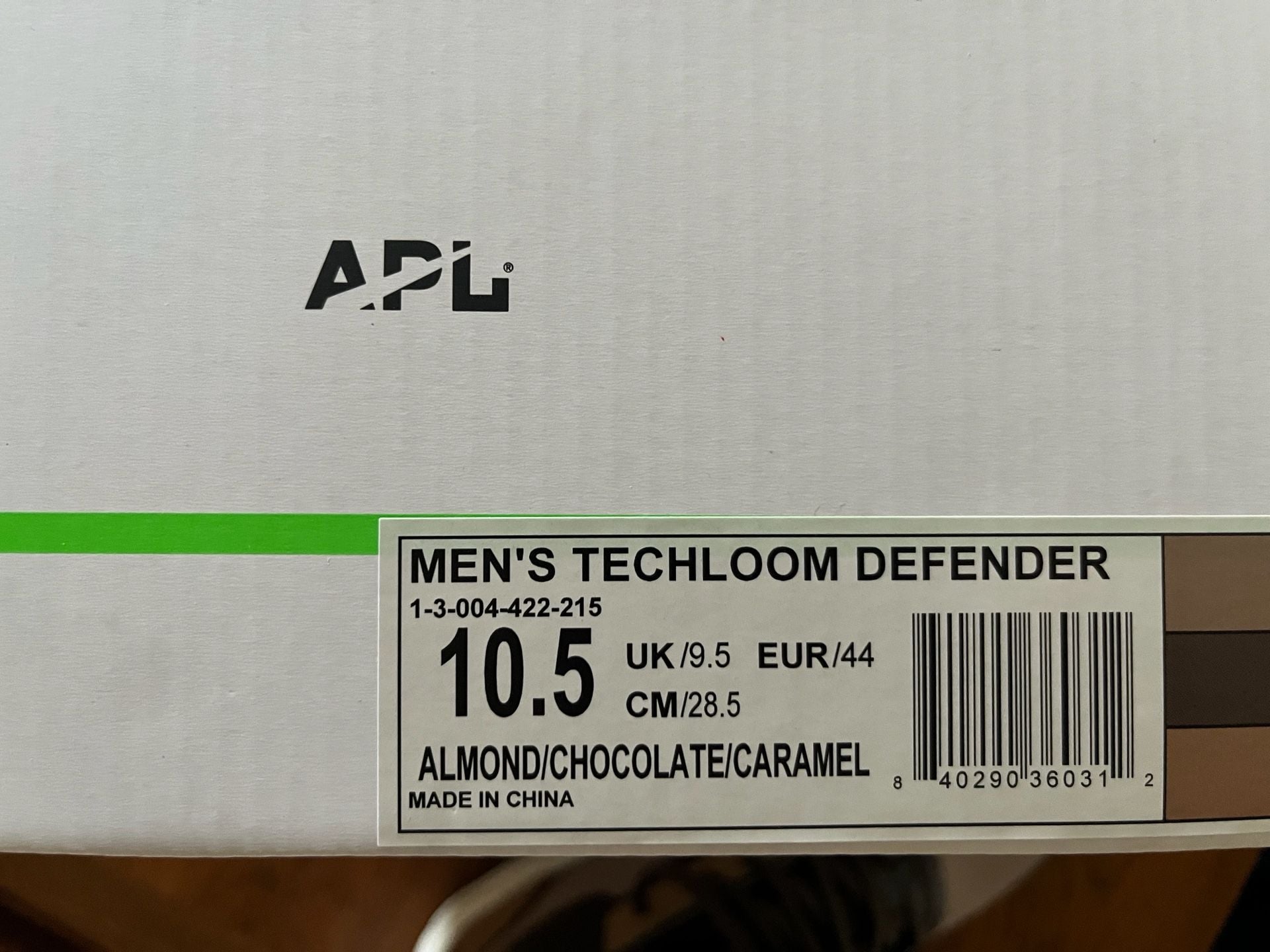 APL Athletic Propulsion Labs Men's Techloom Defender Almond/Chocolate Size 10.5 6