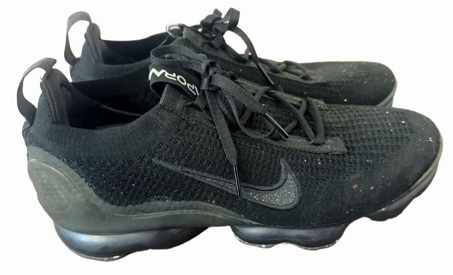 Nike Air VaporMax 2021 Flyknit Black Women's Size 10 2