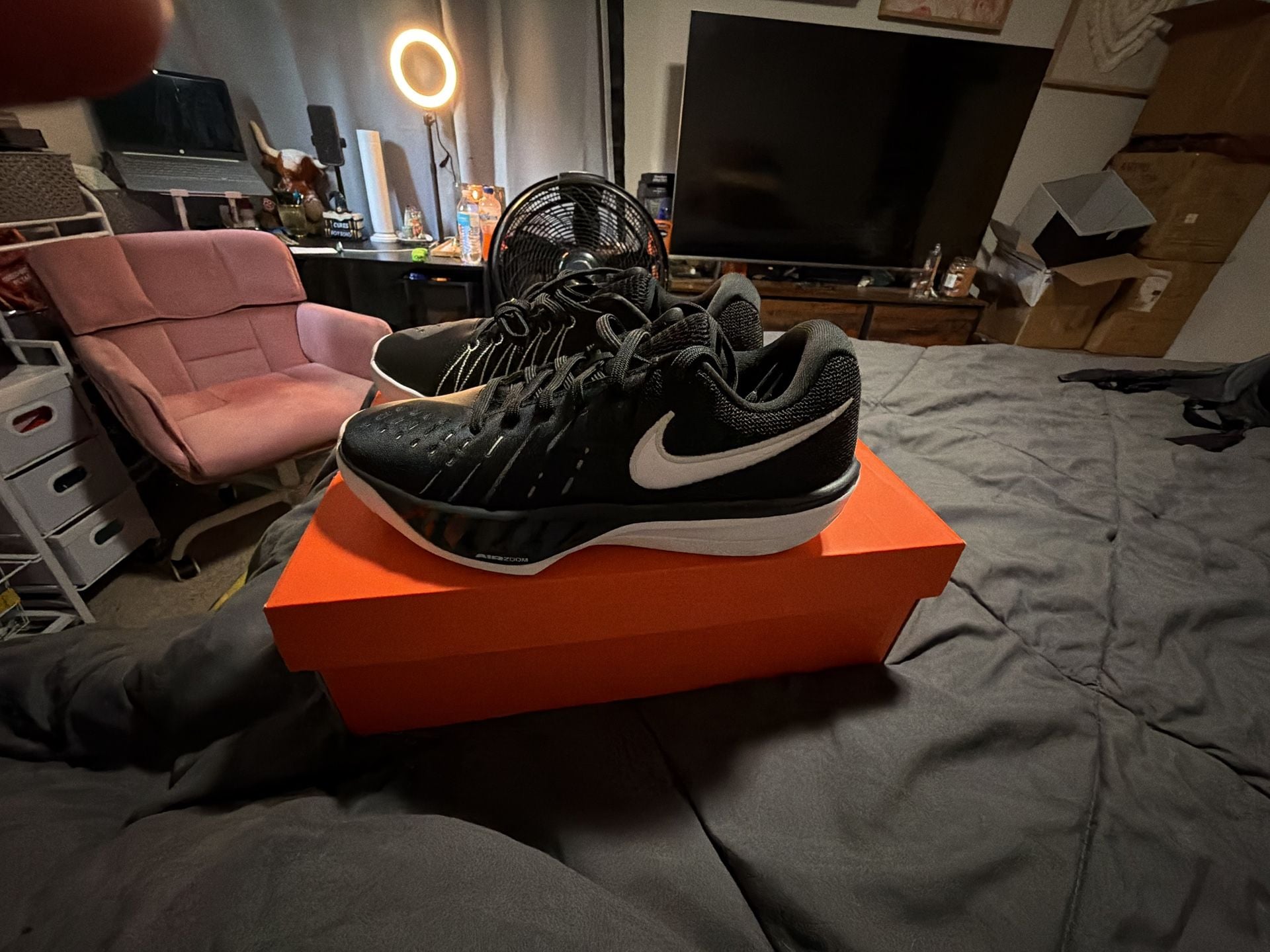 Nike Air Zoom G.T. Cut Academy 2 Basketball Shoes Black White HV9774-001 2