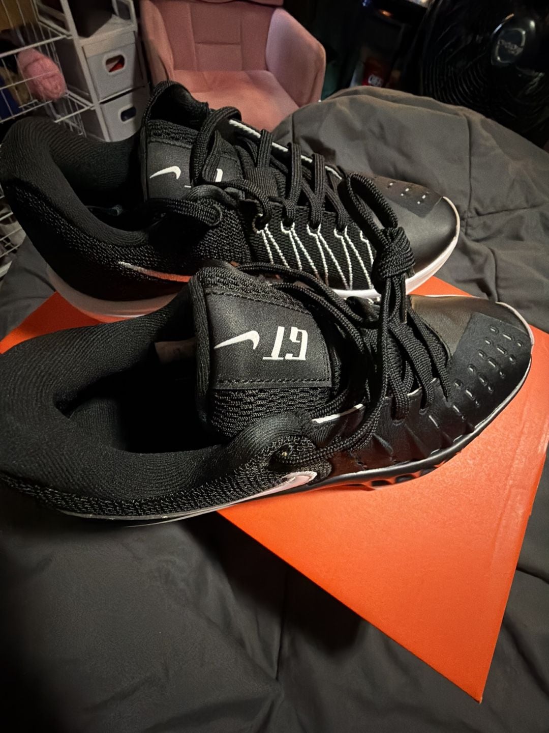 Nike Air Zoom G.T. Cut Academy 2 Basketball Shoes Black White HV9774-001 7