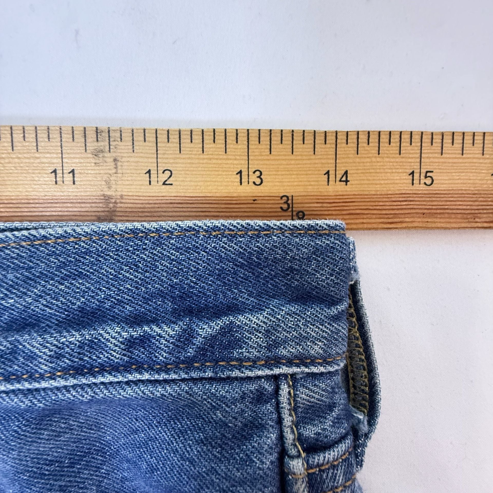 Levi's Premium 501 Skinny Denim Cut-Off Distressed Shorts Blue 24 waist 10