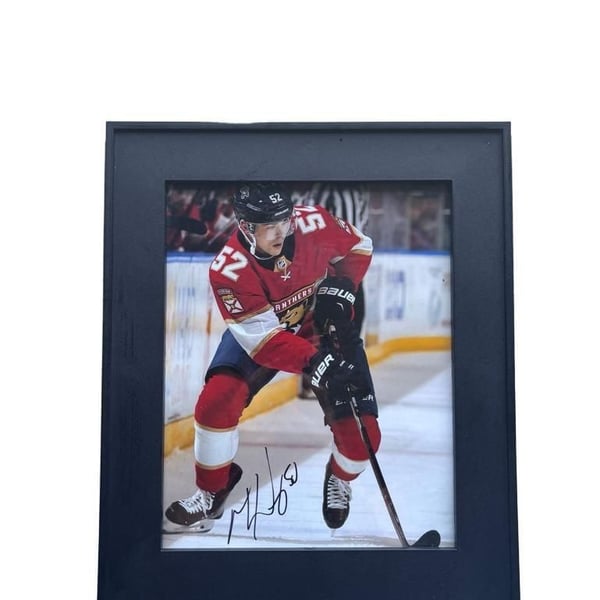 Mackenzie Weegar Florida Panthers Framed Autographed Photograph