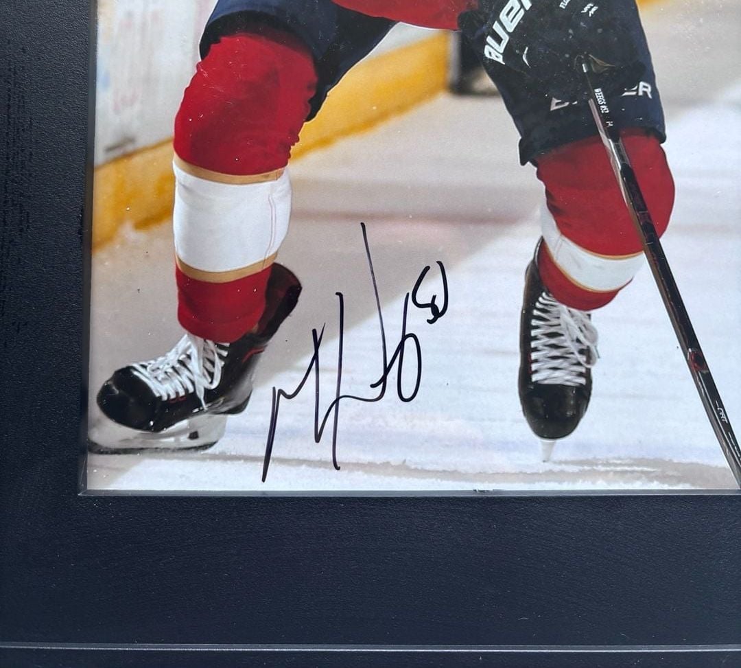Mackenzie Weegar Florida Panthers Framed Autographed Photograph 2