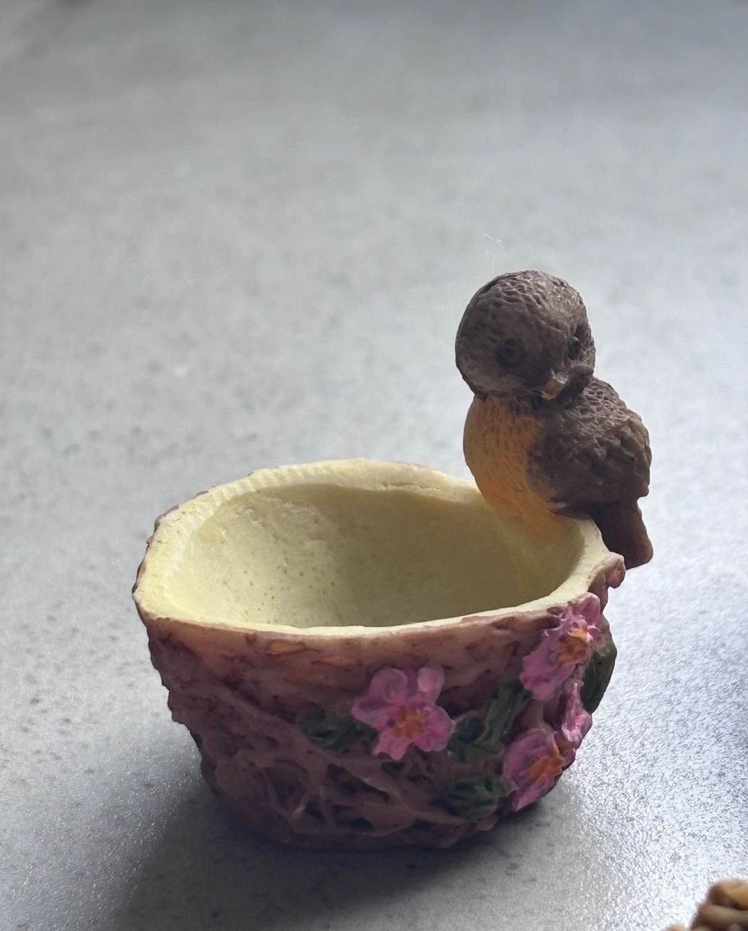 Harmony Kingdom Byron's Secret Garden Miniature Tea Set with Birds and Nest Tray 6