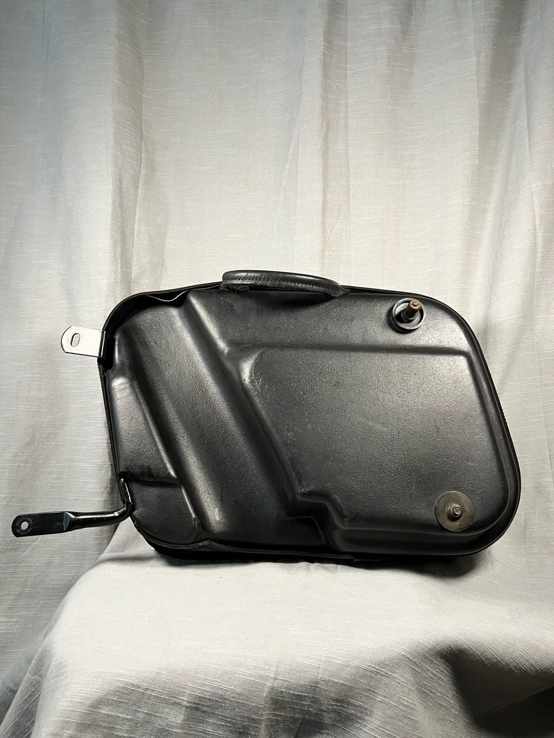 Harley FXRS Convertible saddlebags FXR bags canvas/leather with hardware and rain covers.  12