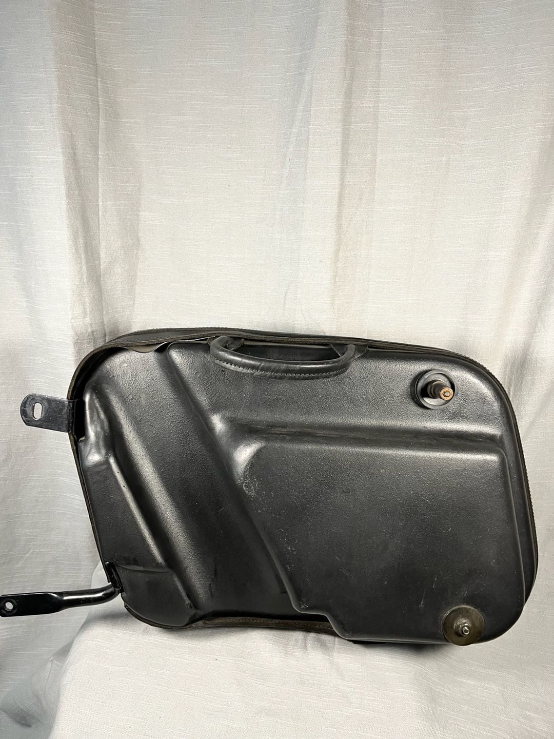 Harley FXRS Convertible saddlebags FXR bags canvas/leather with hardware and rain covers.  13
