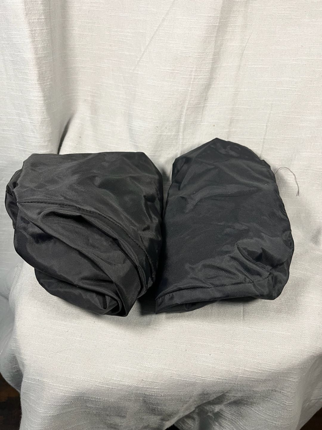 Harley FXRS Convertible saddlebags FXR bags canvas/leather with hardware and rain covers.  15