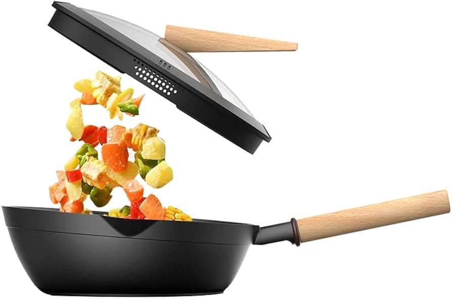 Tasteplus Non-Stick Milk Pan Saucepan with Lid and Wooden Handle 15
