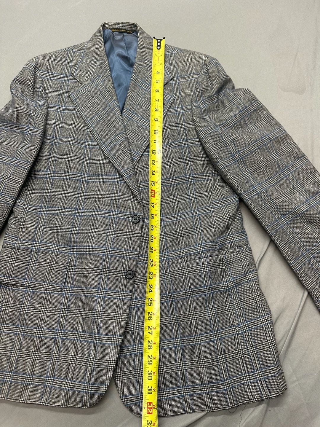 Hart Schaffner & Marx Aynsley Pure Virgin Wool Plaid Suit Jacket and Pants 7