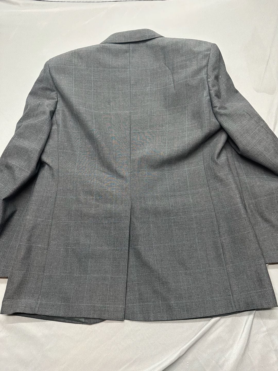 Towncraft Men's Gray Plaid 2-Piece Suit Jacket and Pants Set 8