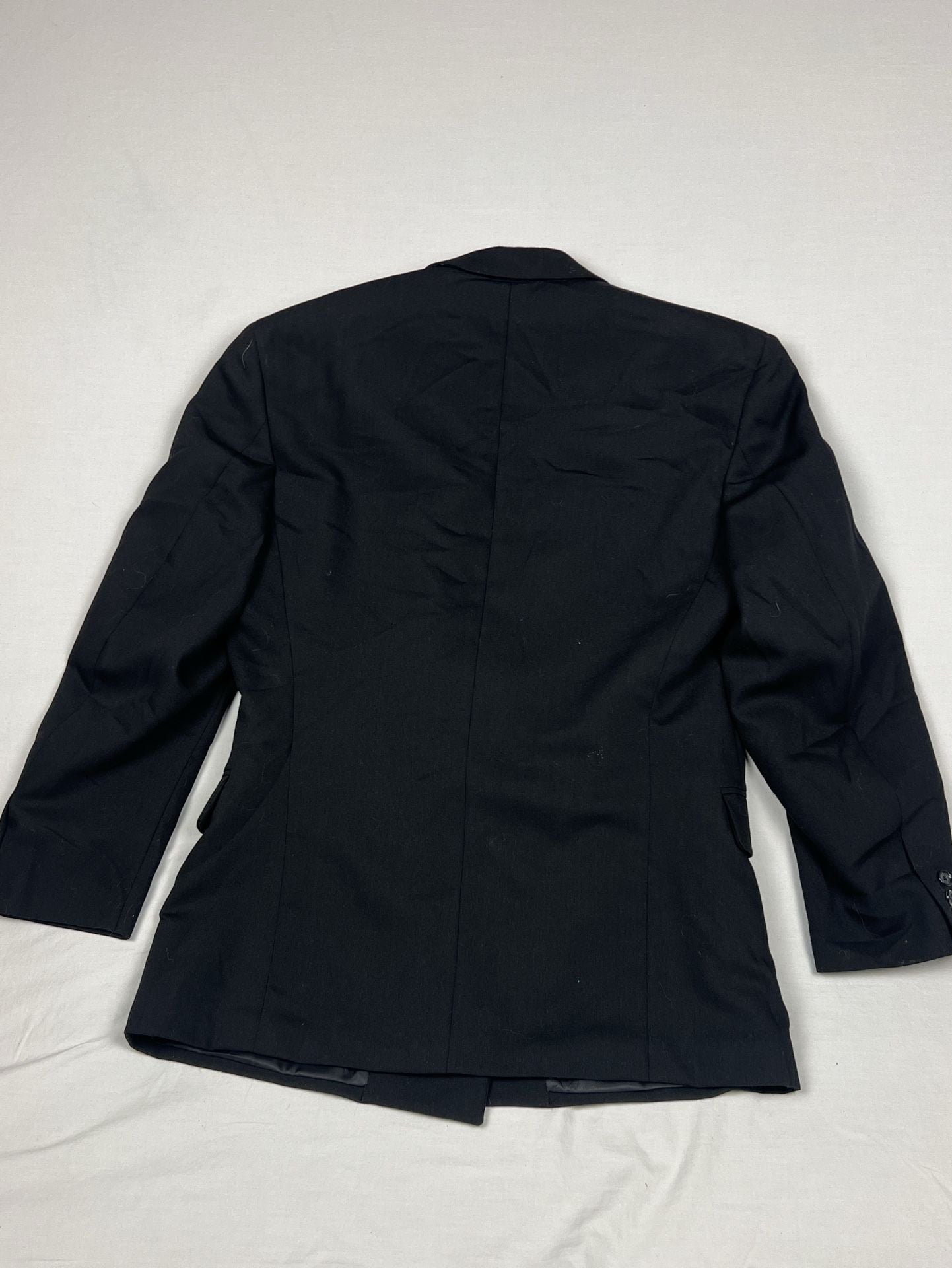 Bert Pulitzer Vintage Men's Black Double Breasted Blazer Peak Lapel 3