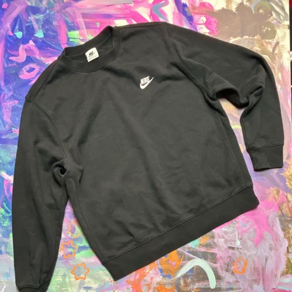 Nike Sportswear Club Fleece Men's Crewneck Sweatshirt Black