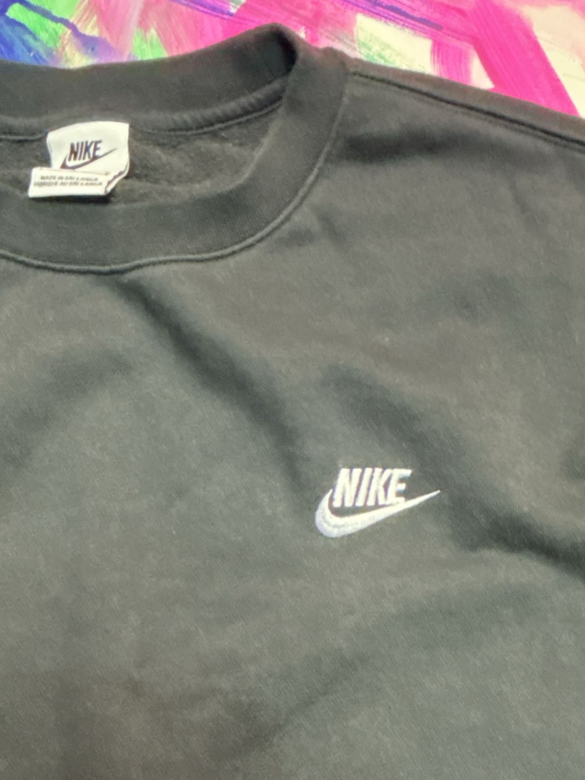 Nike Sportswear Club Fleece Men's Crewneck Sweatshirt Black 3