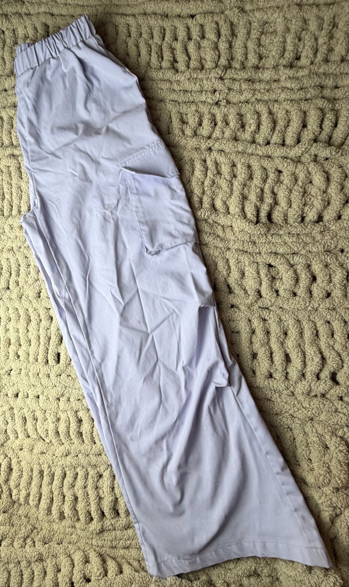 Shein Teen Lavender Cargo Pants Size 16Y 2