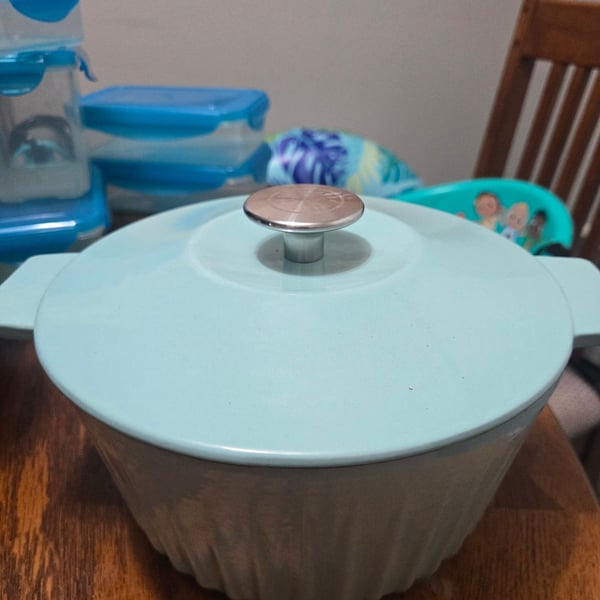 Martha Stewart Collection 3-Qt. Enameled Cast Iron Dutch Oven