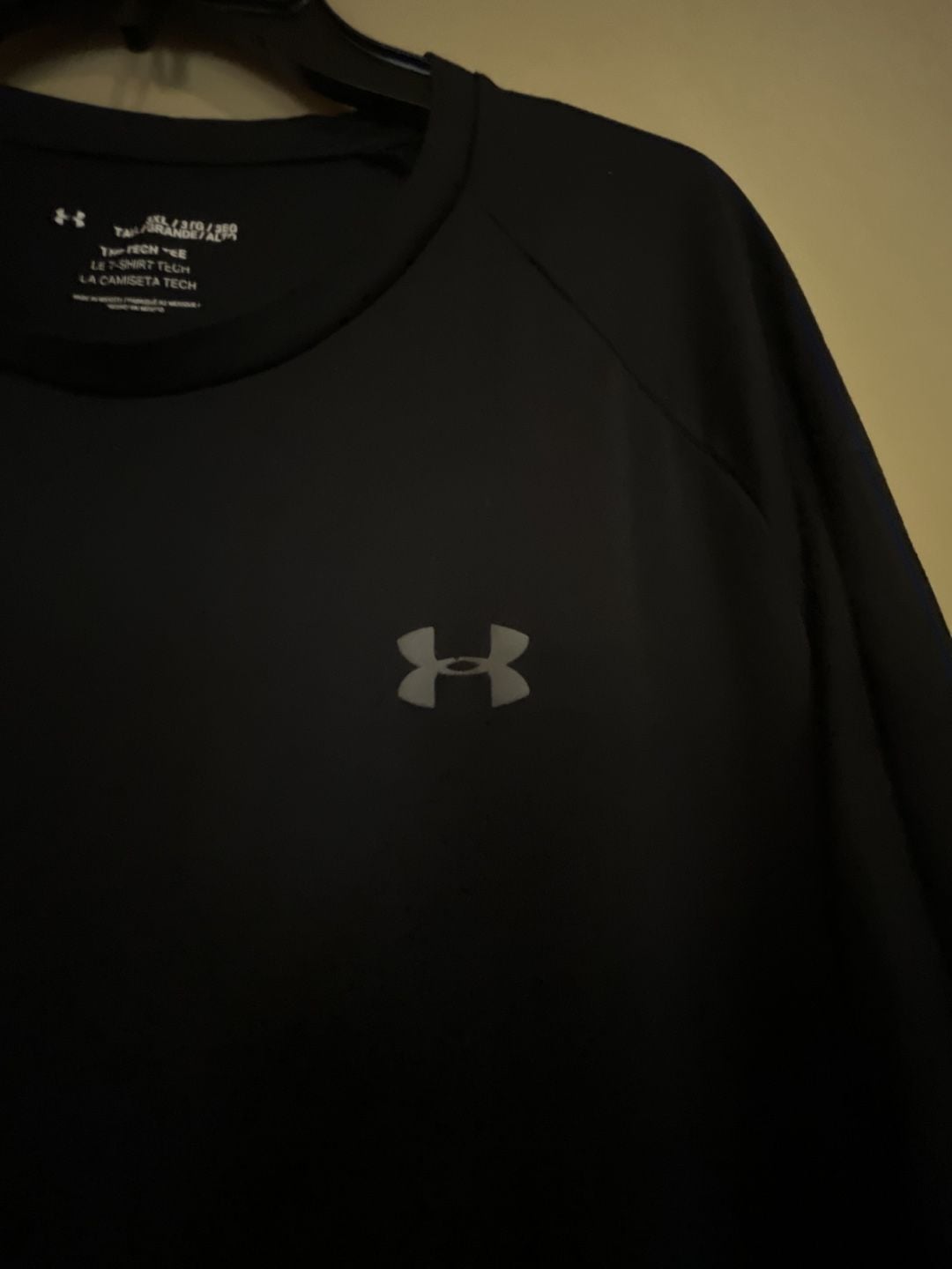 Under Armour Men's Black Tech Tee Short Sleeve T-Shirt Size 3XL Tall 3
