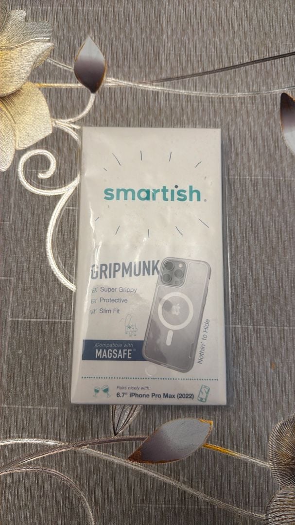 Smartish Gripmunk MagSafe Compatible Case for 6.7" iPhone Pro Max (2022) - Nothin' to Hide 1