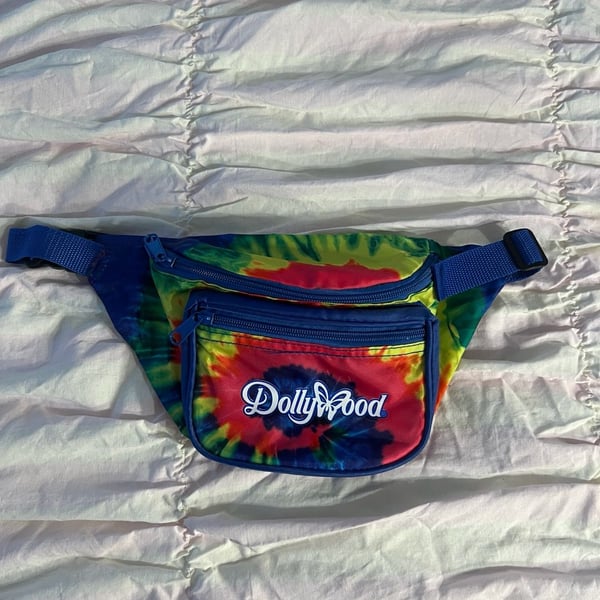 Dollywood Tie Dye Fanny Pack Festival Belt Bag