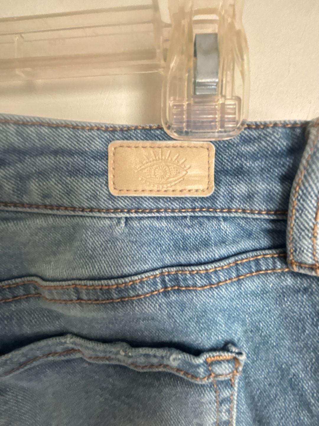 Sofia Jeans by Sofia Vergara Leslie Slim Straight Frayed Hem Jeans Sz 10 5