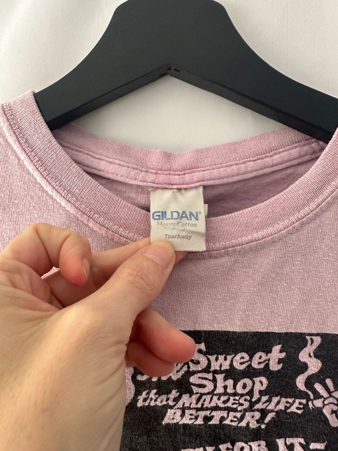 Gildan Heavy Cotton Rollin Daze Madness 2018 The Gas Pipe Graphic T-Shirt Pink Medium 4