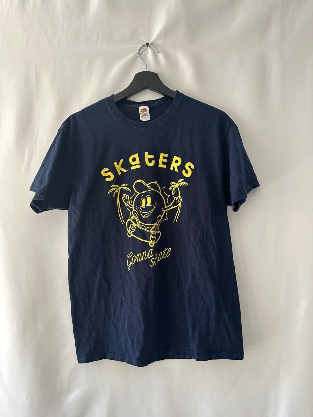 Fruit of the Loom Skaters Gonna Skate Graphic T-Shirt Navy Medium 2