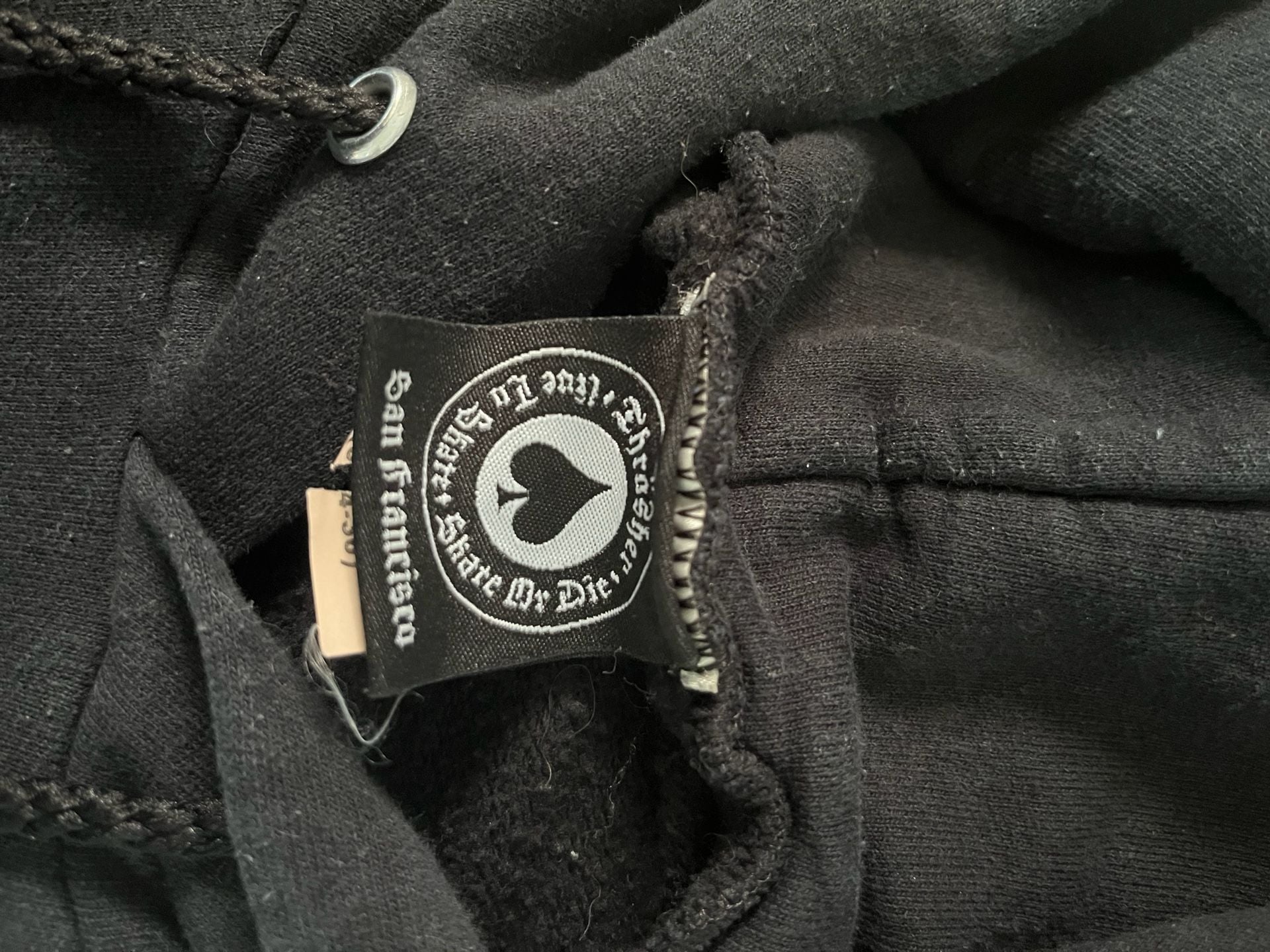 Thrasher Flame Logo Hoodie Black Small Skateboarding Magazine Sweatshirt 3