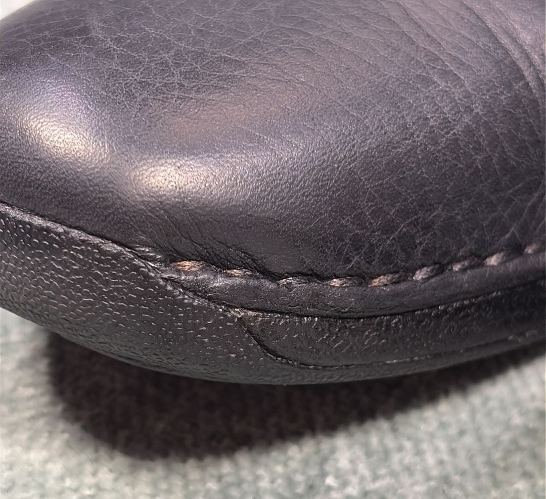 Cole Haan Nike Air Black Pebbled Leather Lace-Up Oxford Shoes Size 10 9