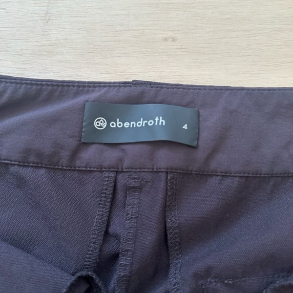 abendroth Women's Black Hiking Pants Size 4 - Missing Belt Loop
