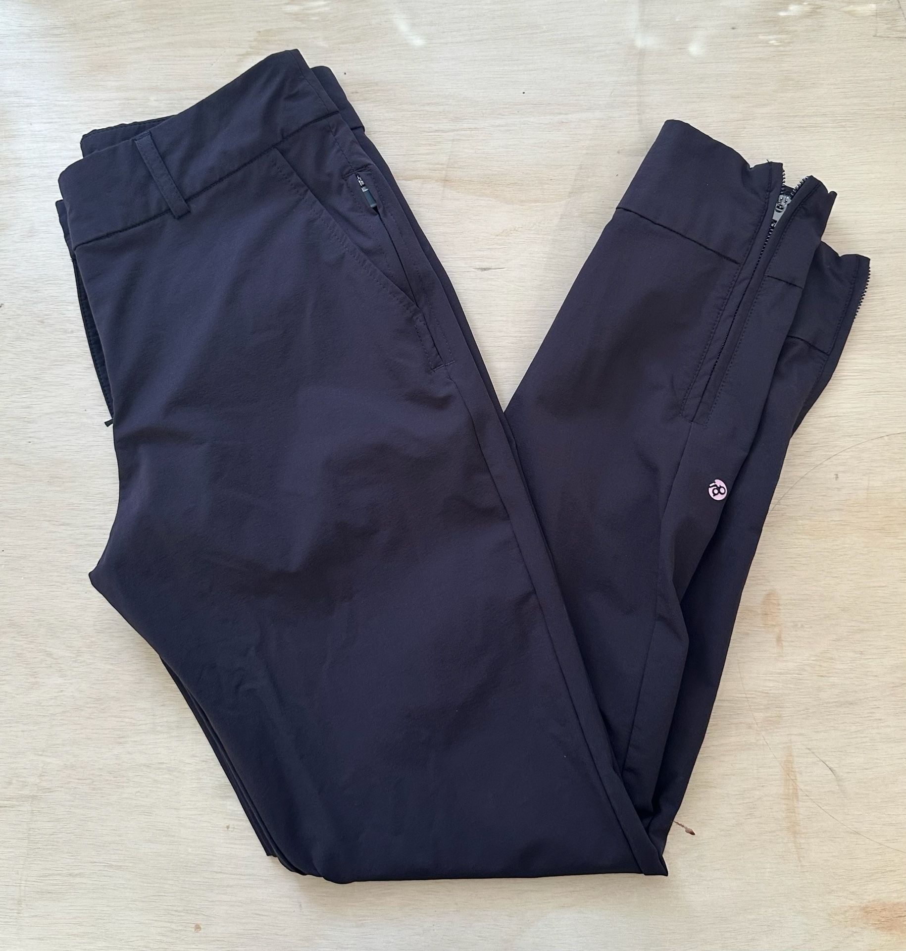 abendroth Women's Black Hiking Pants Size 4 - Missing Belt Loop 9