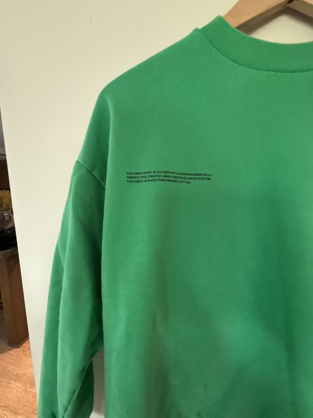 Pangaia Green Organic Cotton Crewneck Sweatshirt Size XS 3