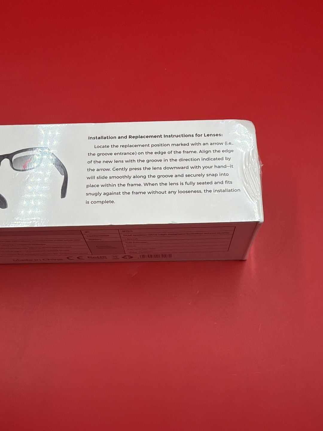 AIMB-V3 Smart Glasses Bluetooth Audio Music Hands-Free Calls Black 5