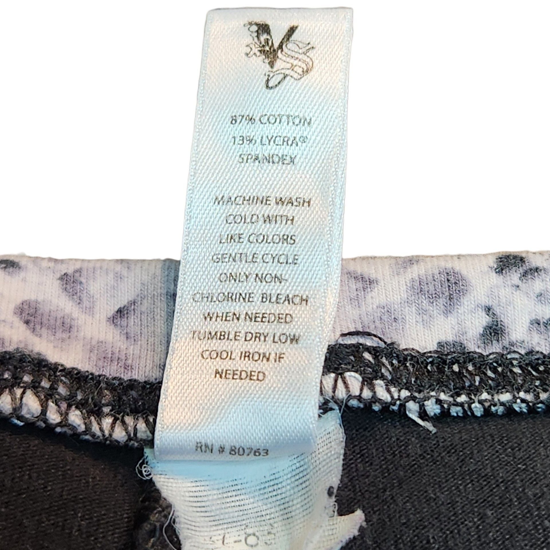 Vintage Victoria's Secret Foldover Flare Yoga Pants Snakeskin Pattern Size Small 4