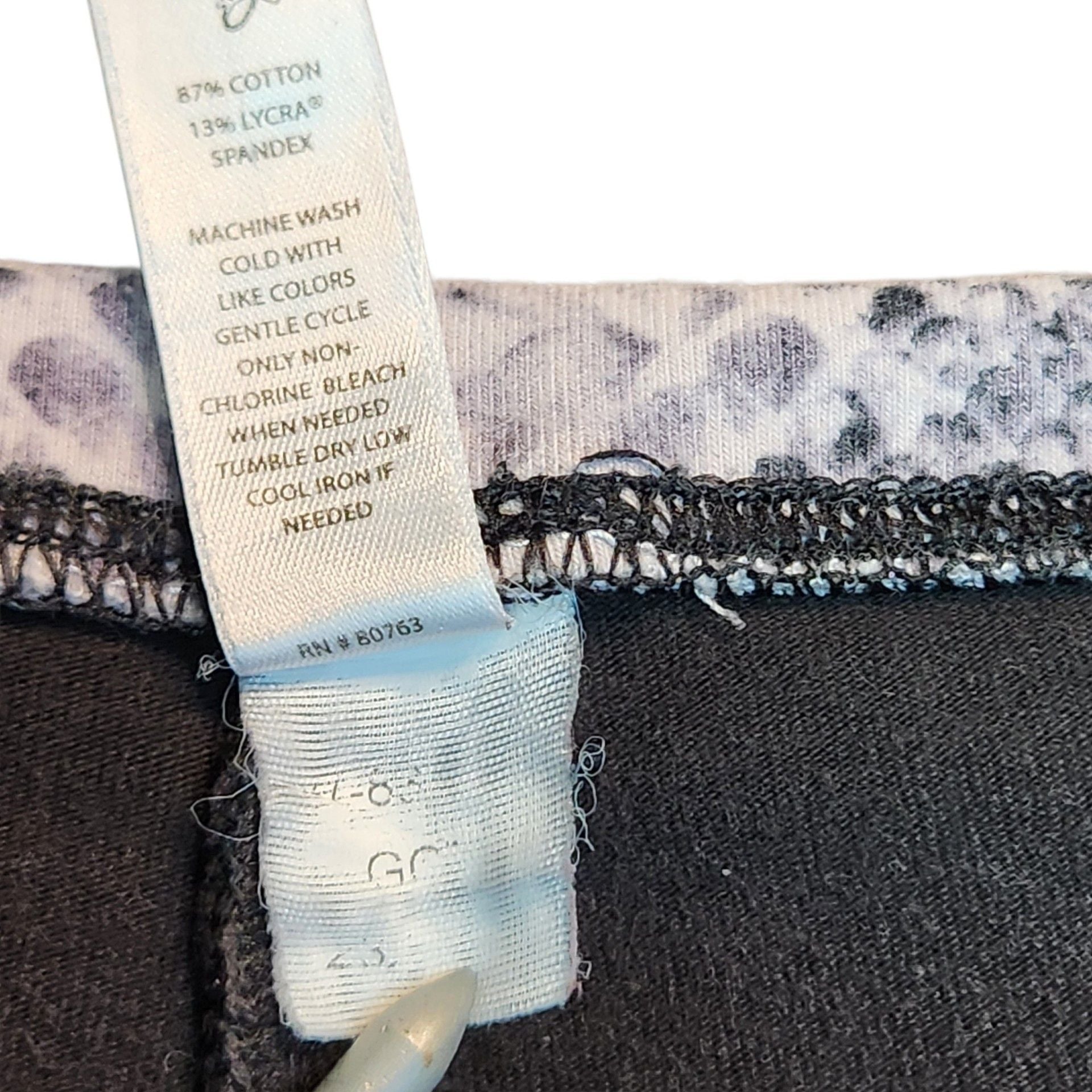 Vintage Victoria's Secret Foldover Flare Yoga Pants Snakeskin Pattern Size Small 5