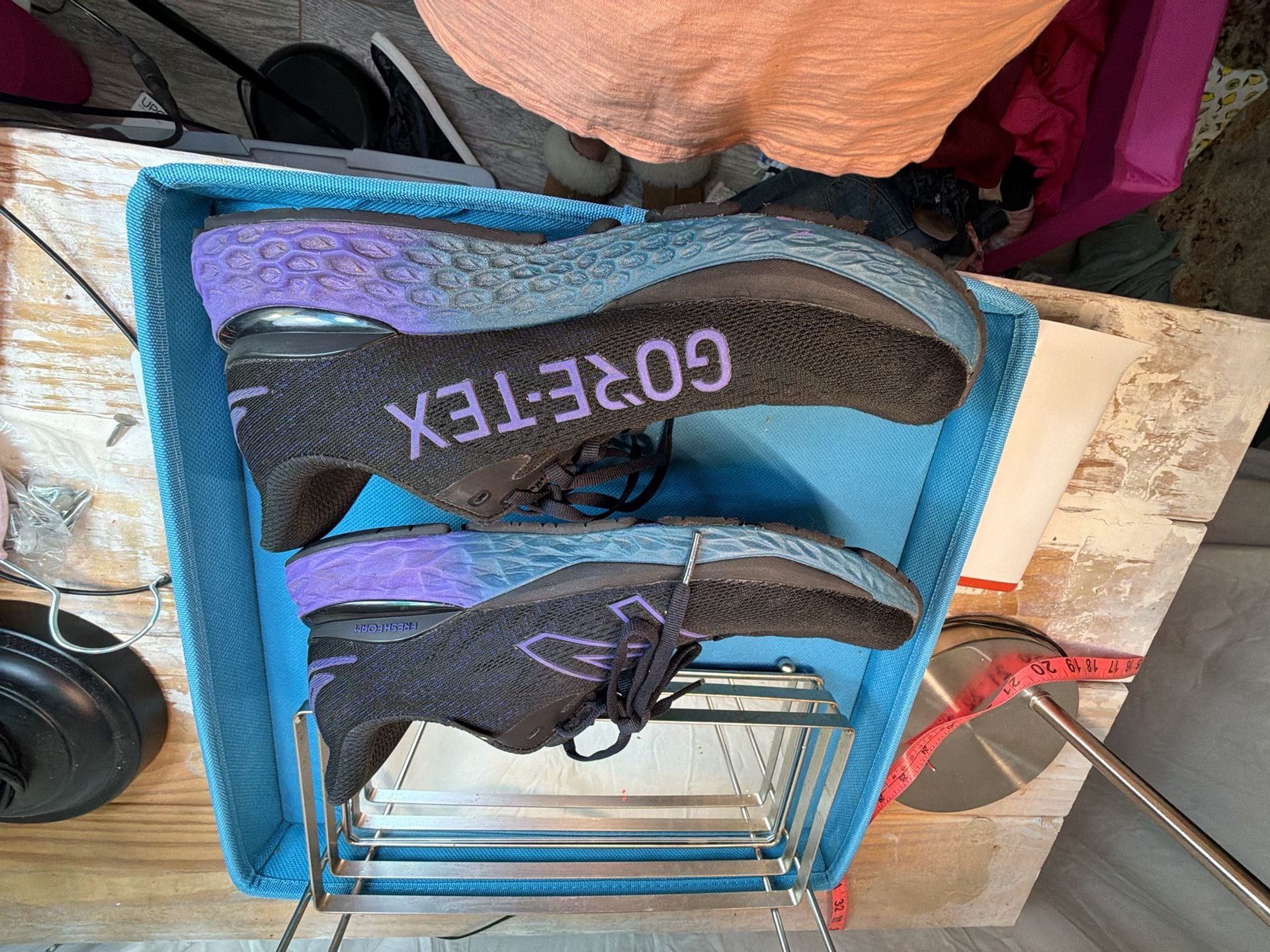 New Balance Fresh Foam 880v11 Gore-TEX Women's Running Shoes Black Purple W11 M9 5
