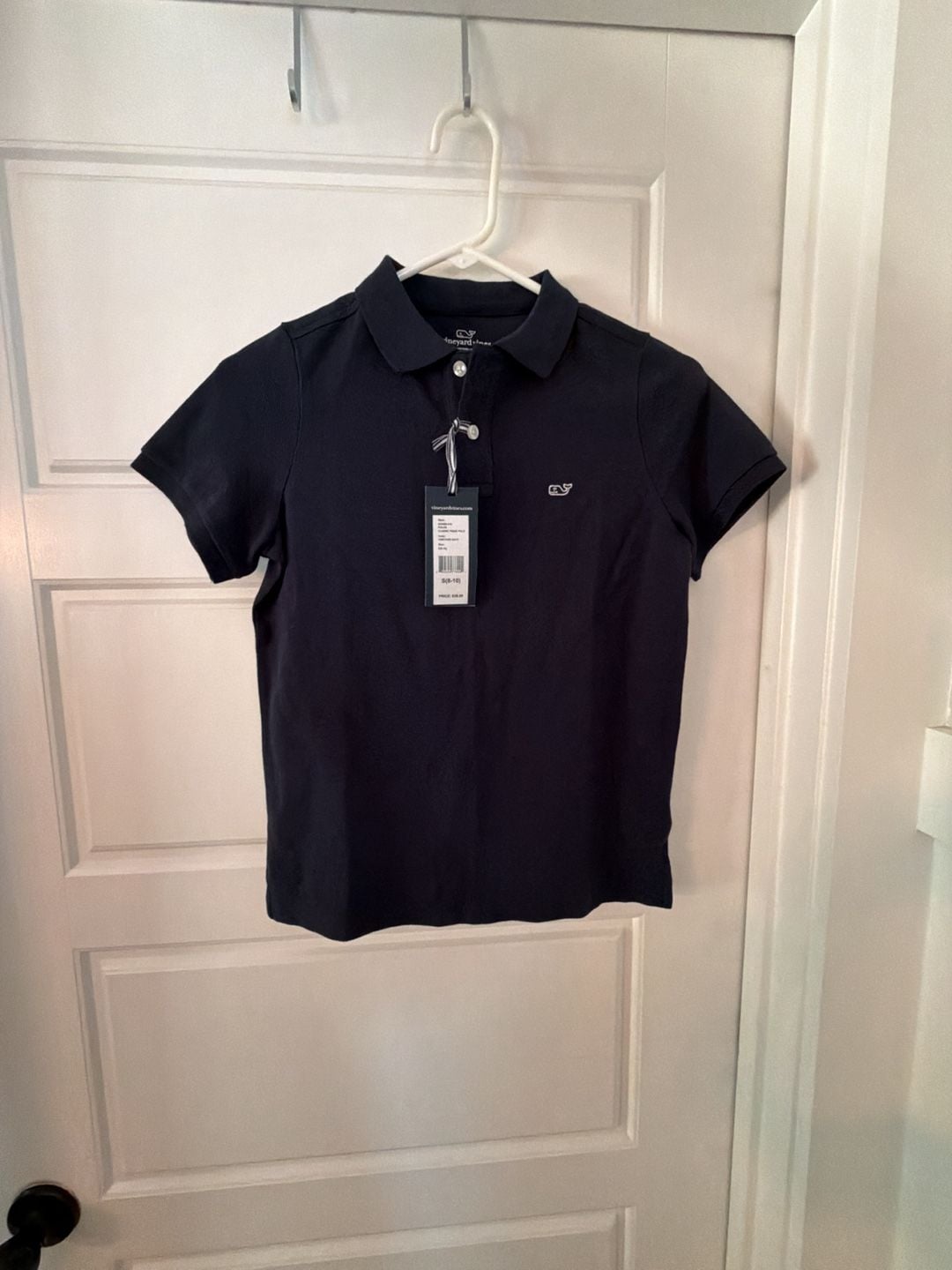 vineyard vines Classic Pique Polo Navy Size S (8-10) NWT 2