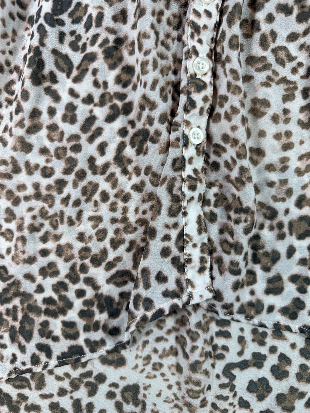 Torrid Lexie Babydoll Chiffon Tunic Top in Leopard Print 7