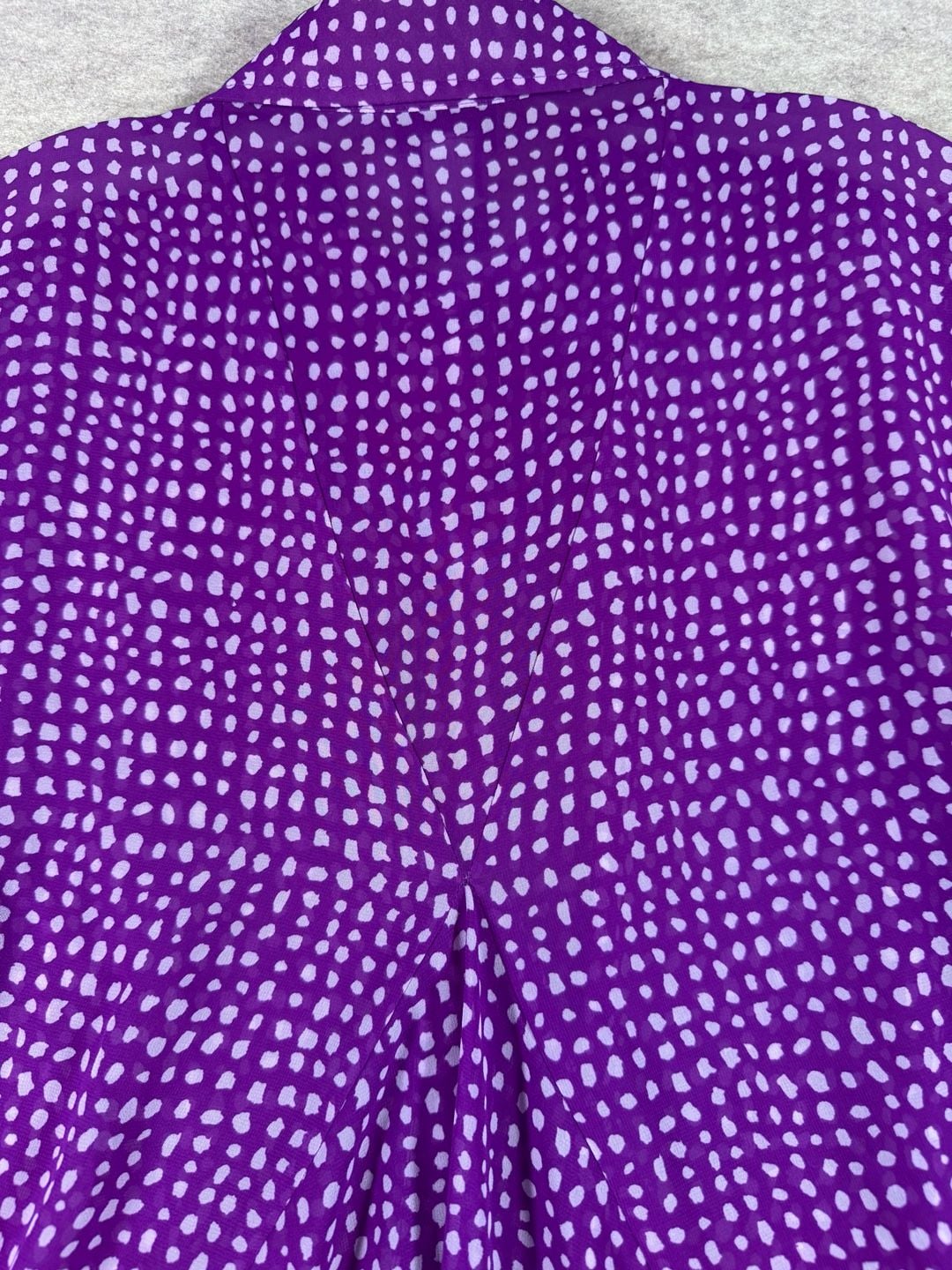 Torrid 0 purple Polka Dot Plus Size Blouses for Women XL 13