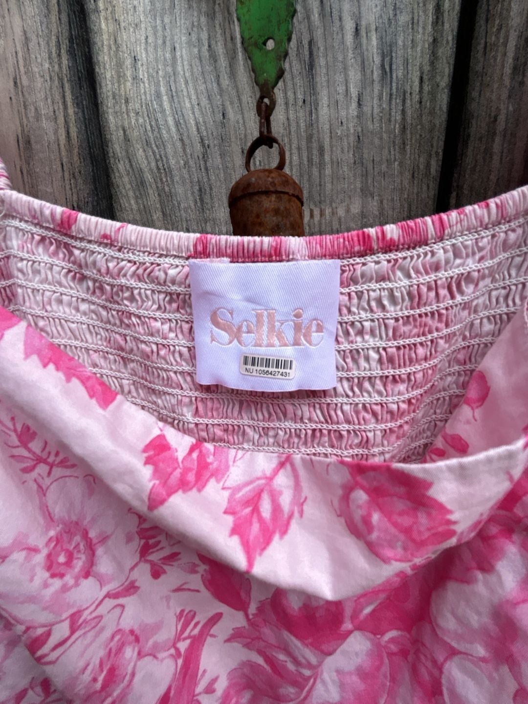 Selkie Pink Toile Hamptons Wide Leg Jumpsuit 3