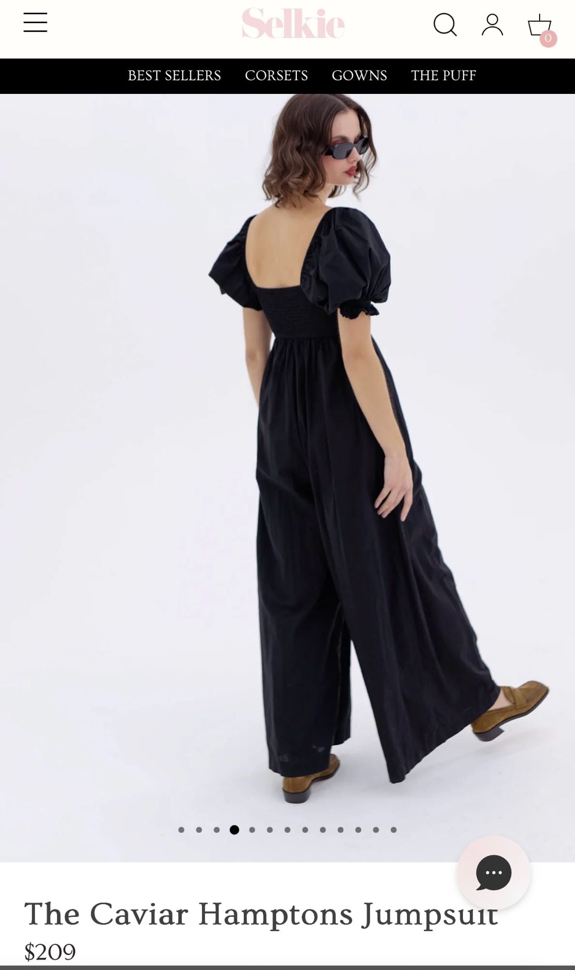Selkie Pink Toile Hamptons Wide Leg Jumpsuit 8
